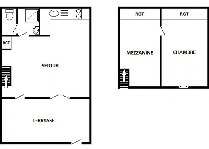 T2 Avec Mezzanine - 6 Pers, à Proximité, Parking Privé, Port-leucate - Fr-1-81-93 Villa